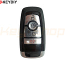 KeyDIY Ford-Style Universal Smart Key | 4-Buttons | HU101 | KD | ZB21-4