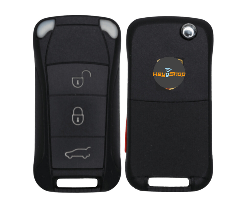 2004-2009 Porsche Cayenne Smart Flip Key | 3-Buttons | HU66 | 315MHz (Aftermarket)