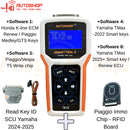 SMARTTOOL - ECO-U Extended Pack - Motorcycle Smart Key Programmer + Software packages 1, 3, 4, 8 + Yamaha TMAX 2025 adapter + Piaggio chip adapter