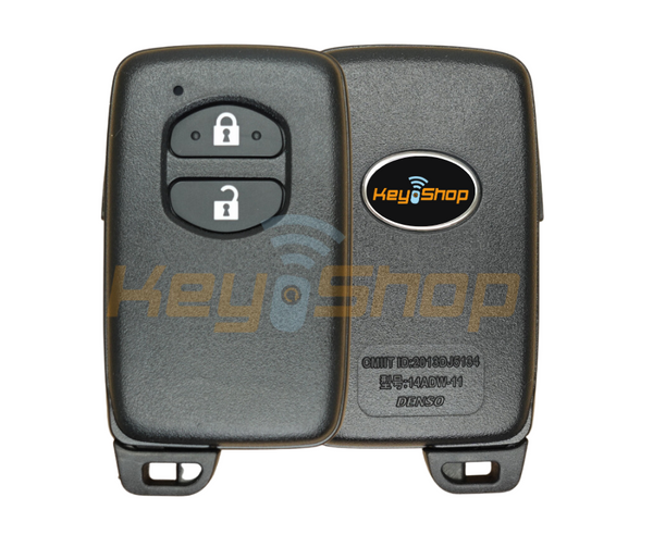 2013-2020 Toyota Yaris Smart Key | ID8A | 2-Buttons | TOY2 | 434MHz (Aftermarket)