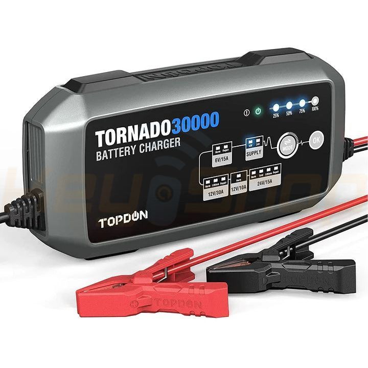 TOPDON - TORNADO T30000 Pro Battery Power Supply for Flash Programming (6/12/24V)