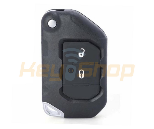 2019+ Jeep Wrangler/Gladiator Flip Remote Key | ID4A | 2-Buttons | SIP22 | 434MHz | 68416786AB (Aftermarket)