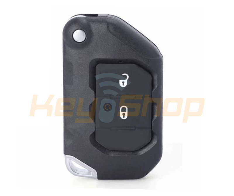 2019+ Jeep Wrangler / Gladiator Flip Remote Key | ID4A | 2-Buttons | SIP22 | 434MHz | 68416786AB (Aftermarket)