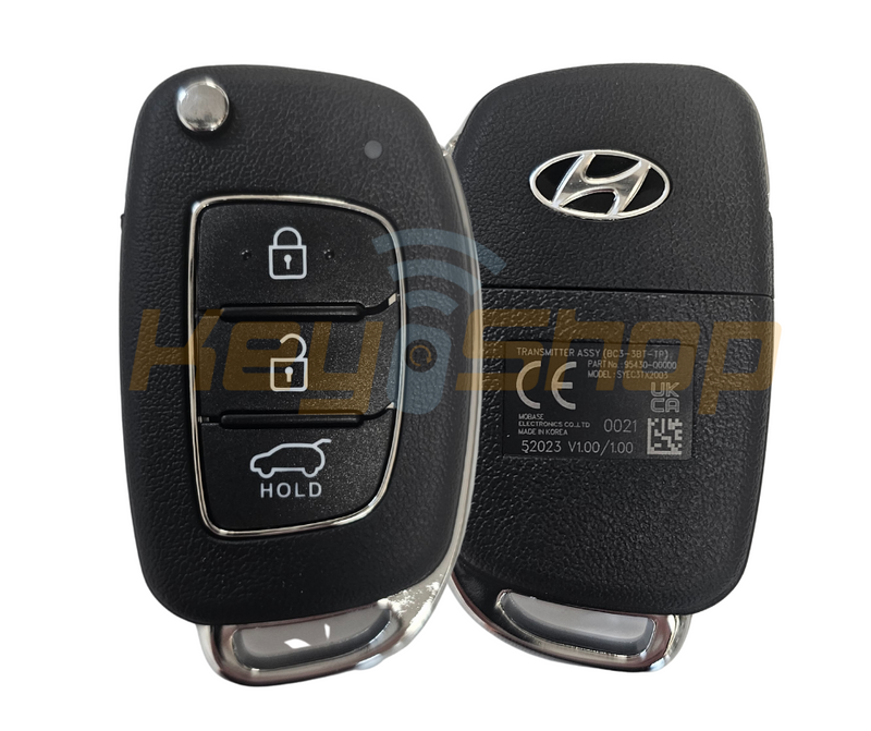 2020-2022 Hyundai i20/Bayon Flip Remote Key | ID8A | 3-Buttons | KK12 | 433MHz | Q0000 (OEM)