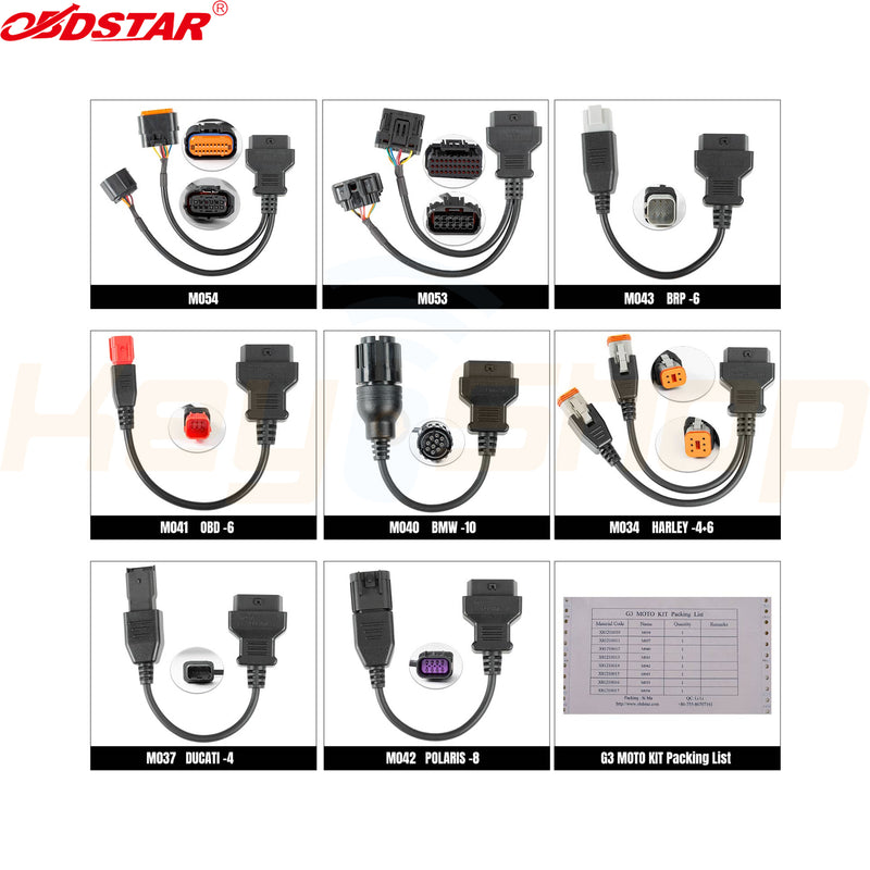 OBDSTAR Key Master G3 FULL SOSFTWARE PACKAGE: CAR/MOTO/MARINE 6-in-1 Key Programmer with ECU/TCU/DASH/BSI Cloning, ODO, Airbag (A1+A2 FREE GIFTS)