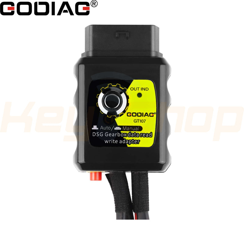 GODIAG GT107 + GT105 II: OBD Key Programming Adapter & TCU Test Bench VAG/Mitsubishi Expert