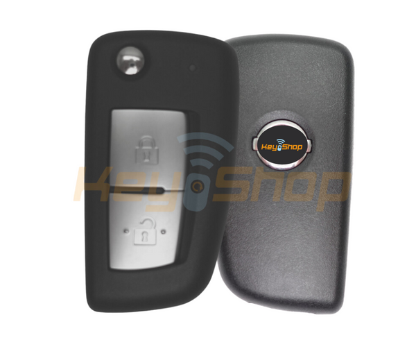 Nissan X-Trail/Qashqai Flip Remote Key | ID4A | 2-Buttons | NSN14 | 433MHz (Aftermarket)