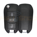 2013+ Citroen / Peugeot Flip Remote Key | ID46 | 3-Buttons | VA2 | 434MHz (Aftermarket)