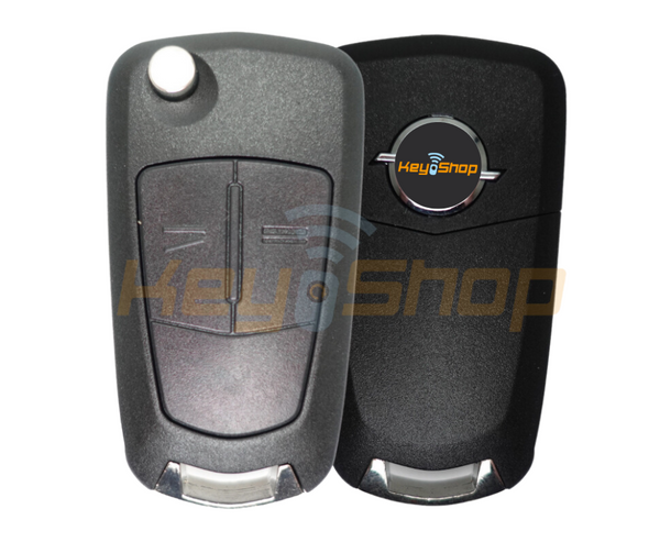 Opel Corsa D Flip Remote Key | ID46 | 2-Buttons | HU100 | 433MHz (Aftermarket)