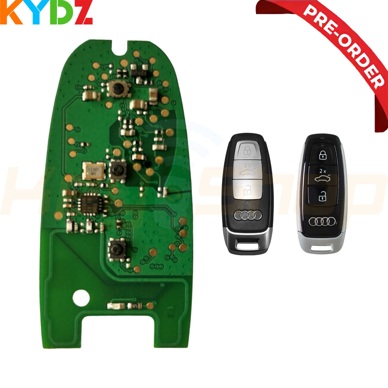 KYDZ Audi MLB-Style Universal Smart Key "PCB Only" | 3-Buttons | ZB-AD3 (PREORDER)