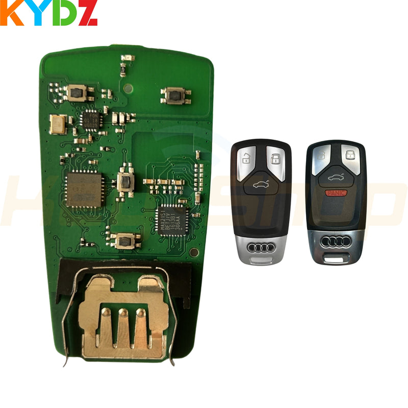 KYDZ Audi MLB-Style Universal Smart Key "PCB Only" | 4-Buttons | ZB-AD1-AD2 (PREORDER)