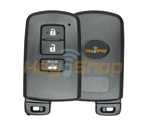 Toyota Corolla/Rav4 Smart Key | ID8A | 3-Buttons | TOY2 | 433MHz (Aftermarket)