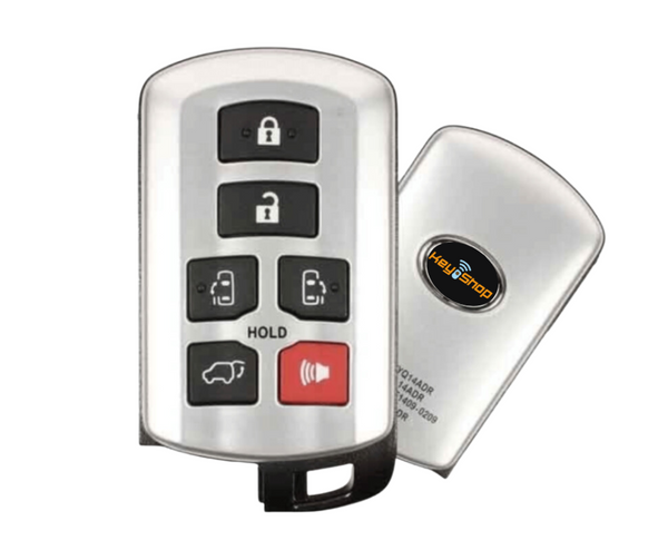 2011-2020 Toyota Sienna Smart Key | ID4D | 6-Buttons | TOY2 | 315MHz (Aftermarket)