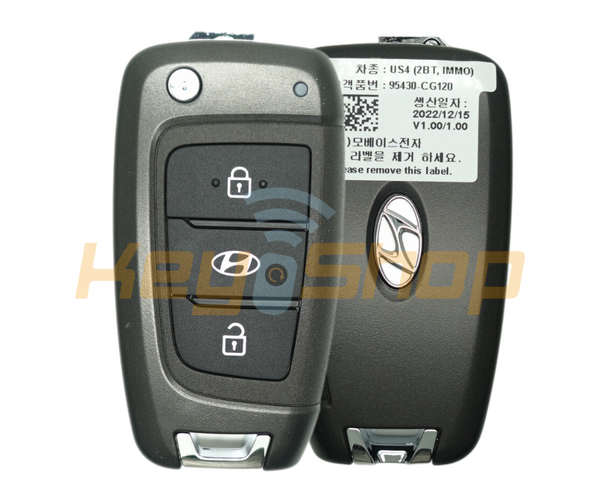 2022 Hyundai Staria Flip Remote Key | ID47 | 3-Buttons | 434MHz | CG120 (OEM)