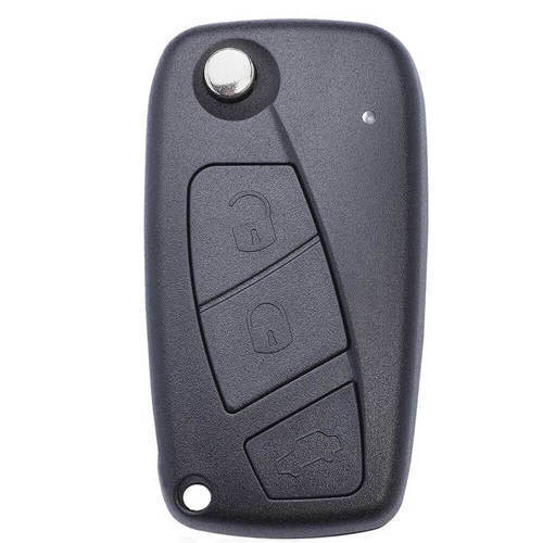 Fiat Panda Flip Remote Key | ID46 | 3-Buttons | SIP22 | 433MHz (Aftermarket)