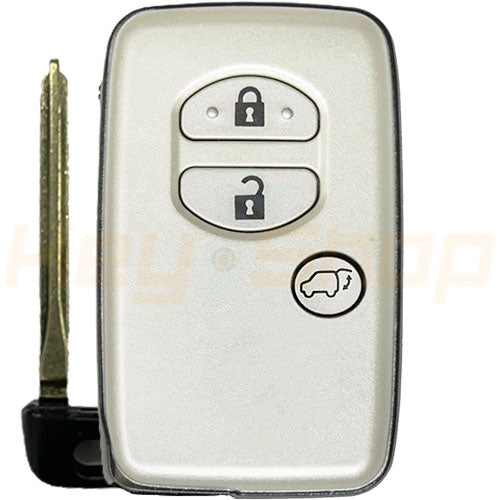 Smart Key Shell / TOYOTA 4D / 3 Buttons / White