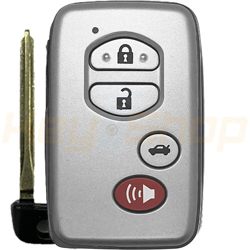 Smart Key Shell / TOYOTA 4D / 4 Buttons / Gray