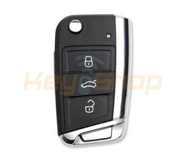 Volkswagen / MAN Flip Remote Key | ID48-MQB | 3-Buttons | HU162T | 434MHz (OEM)