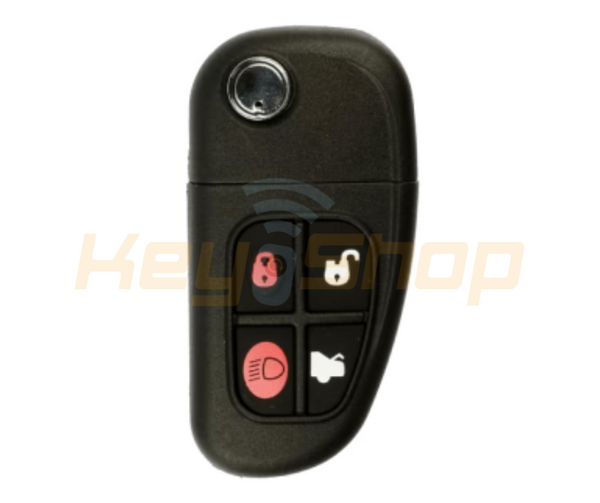 Jaguar Flip Remote Key | ID48 | 4-Buttons | FO21 | 315MHz (Aftermarket)