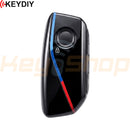 KeyDIY 2010-2024 BMW-Style Universal Smart Key U-Chassis | 4-Buttons | CAS4/FEM/BDC/BDC2/BDC3 | HU100R | KD | ZB-FGB57