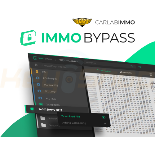 IMMO BYPASS LICENSE - 12 MONTH ACCESS - CarLabIMMO - IMMO-OFF & More
