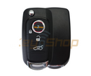 2016+ Fiat Tipo / 500X Flip Remote Key | ID48-MQB | 3-Buttons | SIP22 | 433MHz (Aftermarket)