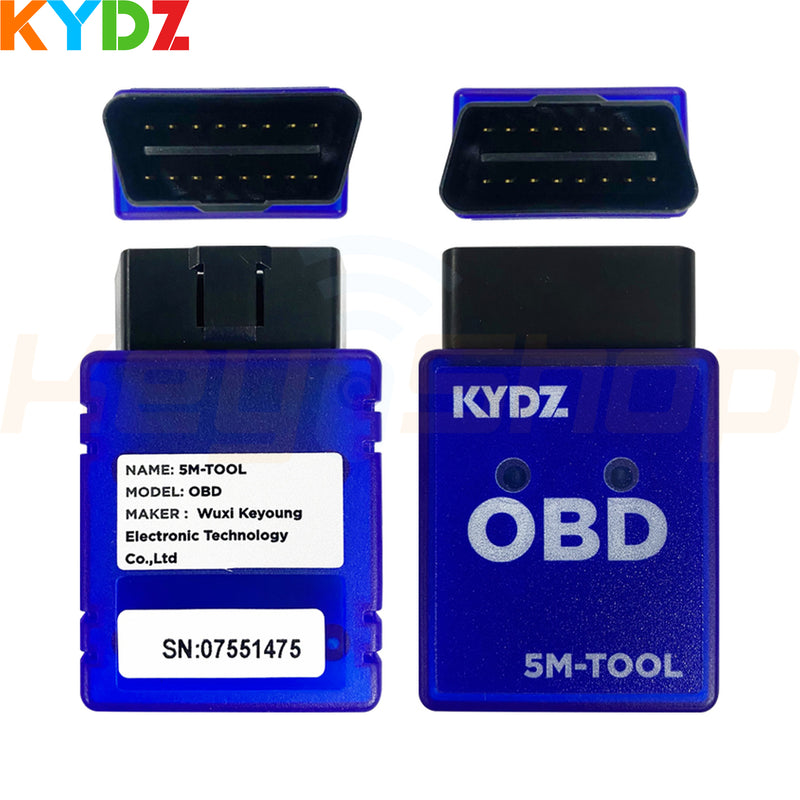 KYDZ MLB 5M-TOOL Addon: 5M OBD Plug Adapter - Key Learning by Phone