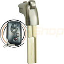 Emergency Key Blade / Lexus 4D 2006-2012 / TOY40 S-S Rounded 80K / PN: 69515-50260