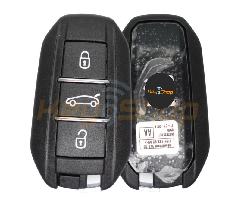 2016-2019 Peugeot 308/3008/5008 Smart Key | ID46 | 3-Buttons | VA2 | 434MHz (Aftermarket)