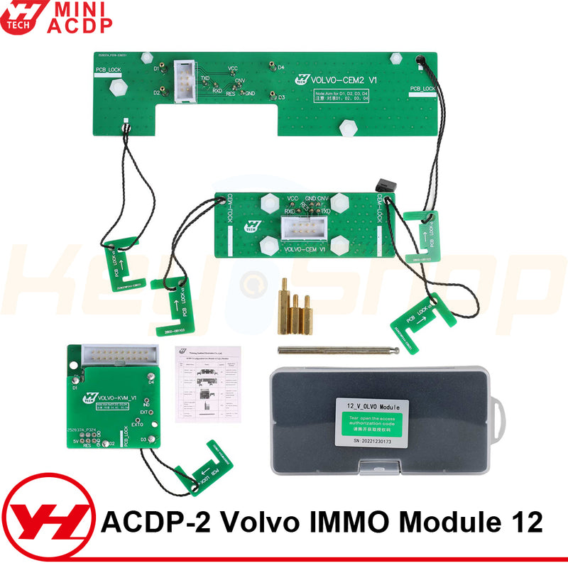 ACDP-2 Module 12 - Volvo 2009-2018 IMMO Key Programming + License A300