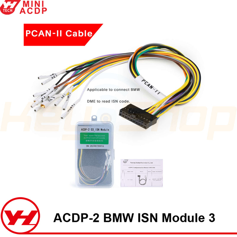 ACDP Module 3 - BMW All Key Lost "ISN" DME R/W by OBD or Bench + License A50B A50D A50E