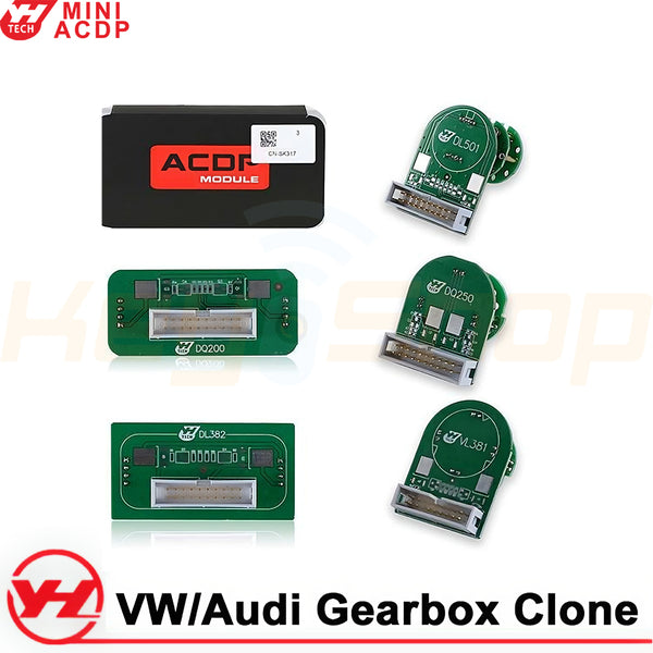 ACDP Module 13 - VW/Audi Gearbox Clone DQ200 DQ250 DL382 DL501 VL381 TCUs + License A600