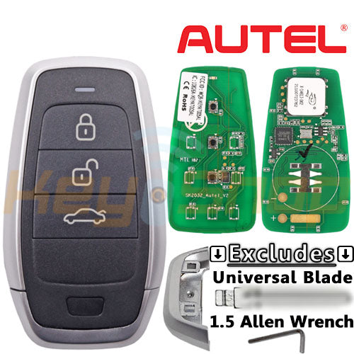 Autel Universal Smart Key | 3-Buttons | IKEY | AT003BL