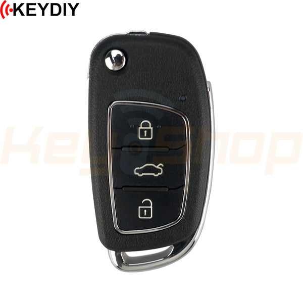 KeyDIY Hyundai / Kia-Style Wired Universal Flip Remote Key | 3-Buttons | KD | B16-3