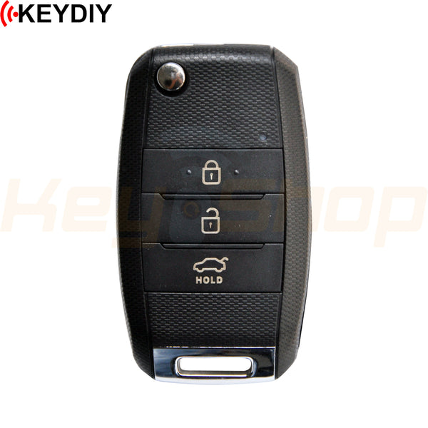 KeyDIY Kia-Style Wired Universal Flip Remote Key | 3-Buttons | KD | B19-3