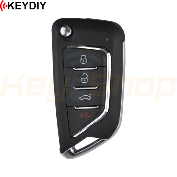 KeyDIY Buick / Cadillac / Chevrolet / GMC-Style Wireless Universal Flip Remote Key | 4-Buttons | KD | NB21-4