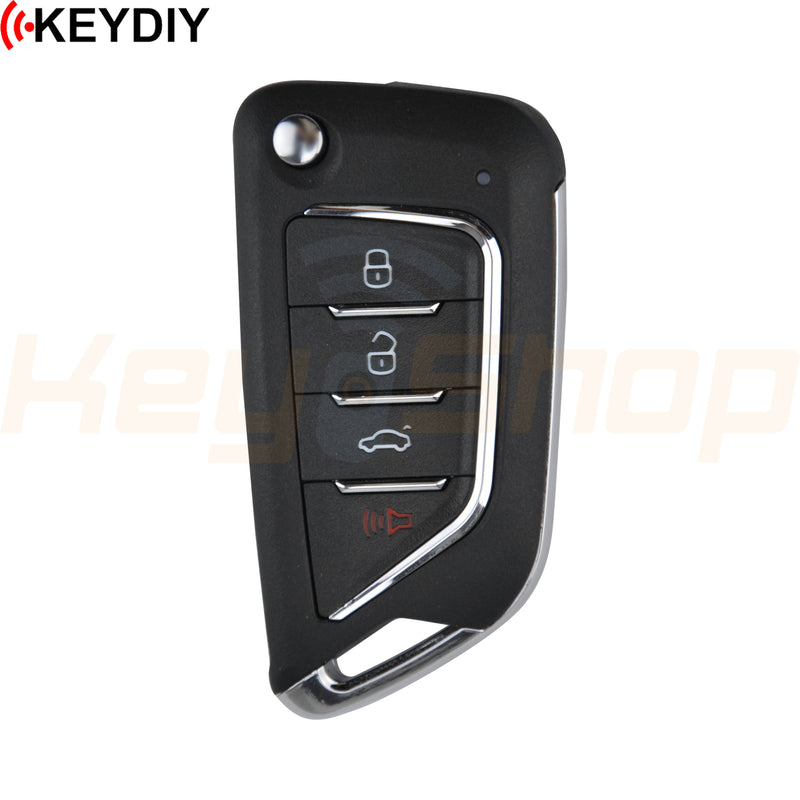 KeyDIY Buick / Cadillac / Chevrolet / GMC-Style Wired Universal Flip Remote Key | 3-Buttons | KD | B21-4