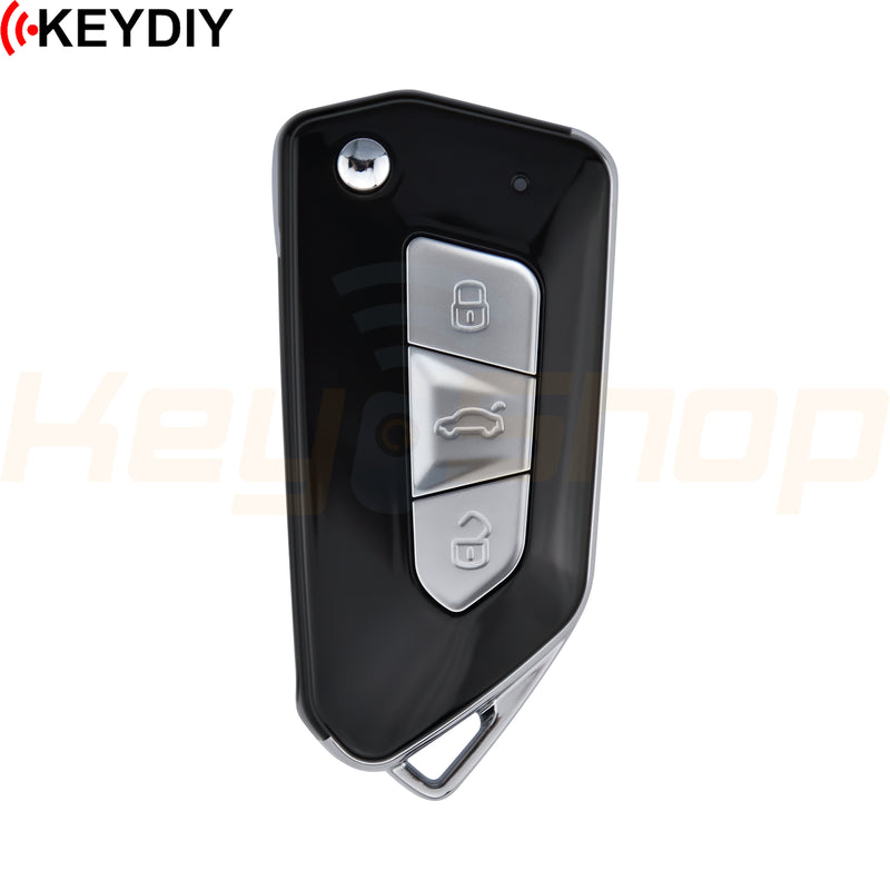 KeyDIY Volkswagen / Skoda / Seat / Cupra-Style Wireless Universal Flip Remote Key | 3-Buttons | KD | NB34-3