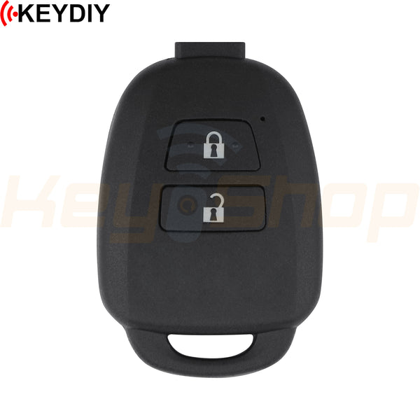 KeyDIY Toyota-Style Wired Universal Remote Head Key | 2-Buttons | KD | B35-2