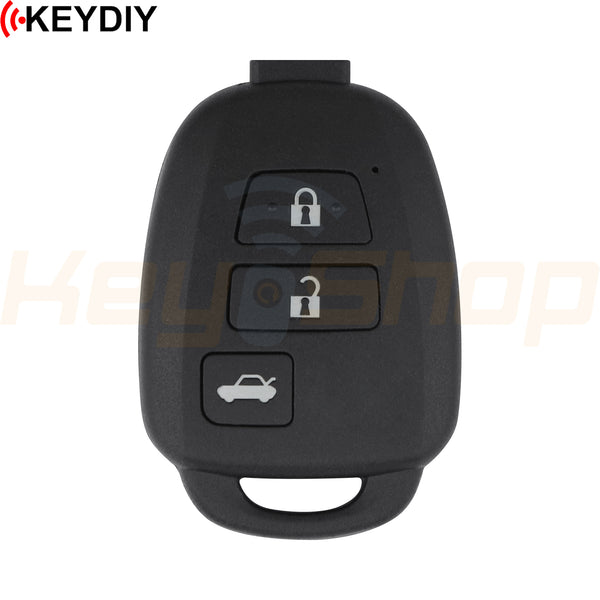 KeyDIY Toyota-Style Wired Universal Remote Head Key | 3-Buttons | KD | B35-3