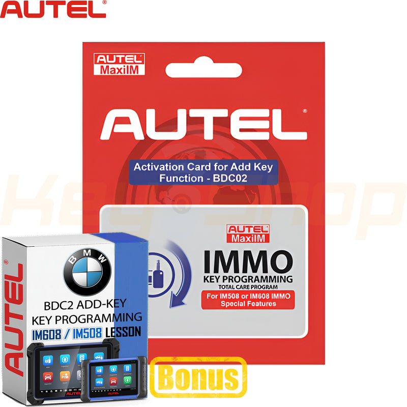 Autel BMW BDC2 G/F-Chassis Add Key 1-Y IM508 IM608 Software License Card + Free Mini Course