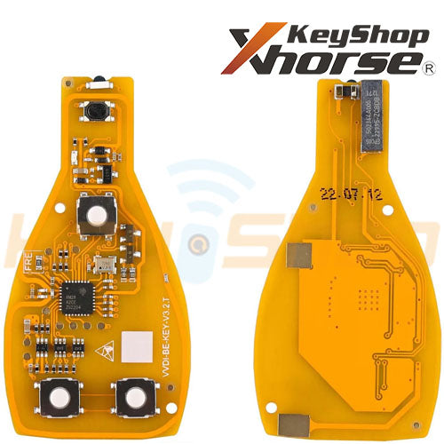 Xhorse Mercedes BE Pro-Style Wireless Universal Slot Key "PCB Only" | 4-Buttons | FBS3 | VVDI | XNBZT1