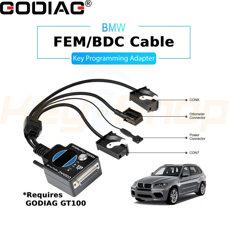 GODIAG BMW FEM / BDC IMMO Test Platform Cables for GT100+ Breakout-Box