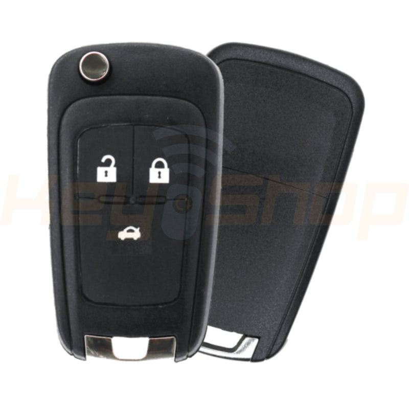 Flip Remote Key Shell / Chevrolet Cruze / 3 Buttons / HU100