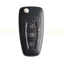 Flip Remote Key Shell / Ford / 3 Buttons / HU101