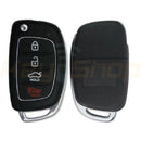 Flip Remote Key Shell / Hyundai / 4 Buttons