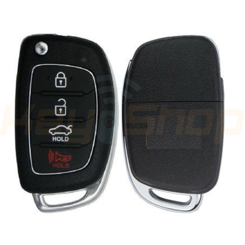 Flip Remote Key Shell / Hyundai / 4 Buttons