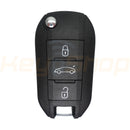 Flip Remote Key Shell / CITROEN / 3 Buttons / HU83 / 2015+