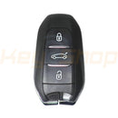 Smart Key Shell / PEUGEOT / 3 Buttons / HU83 / 2016-2020 / "Wide PCB" fits IM2A (Trunk)