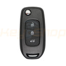 Flip Remote Key Shell / Renault Kadjar / 3 Buttons / Blade